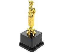 Mikinona Trophée de Reconnaissance Drôle Plastique pour Diplômés Phd de Graduation Inspirant Sculpture Académique Réaliste Récompense Petite Statuette pour Célébration des Réutilisable