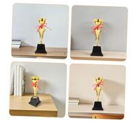 Mikinona Trophée Métal Doré Compétition pour Garçon Fille Coupe Football Polyvalente Récompense Cérémonie Scolaire et Communautaire