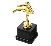 Mikinona Trophée Taekwondo Garçon Fille avec Figurine Coup de Pied Courbé Récompense Cérémonie École et Fête Modèle Martial et Stable pour Concours et Karaté
