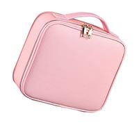 Mikinona Trousse De Maquillage Ajustable PU Étanche Grand Sac De Rangement Cosmétique Portable pour Voyage Accessoires Beauté Et Bijoux Modèle