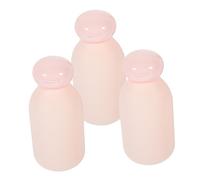 Mikinona Trousse De Toilette De Voyage Flacons Ronds En Velours Contenants De Voyage Pour Produits De Toilette 100 Ml Lot De 3