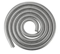 Mikinona Tuyau Fileté en Acier Inoxydable 3 Mètres pour Protection de Câble USB et Secteur, Gaine Résistante pour Usage Industriel Ferroviaire et Pétrochimique