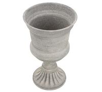 Mikinona Vase à Fleurs, Récipient à Fleurs Séchées Rond en Métal, Surface Lisse, Base Stable, Facile à Nettoyer, Style Vintage, pour Mariage et Photographie