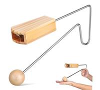 Mikinona Vibraslap Bois Instrument de Percussion Latin Portable pour Musiciens et Spectacles