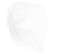 Mikinona Voile de mariée cadavre voile en maille de mariage voile de cage à oiseaux à la mode pour femmes accessoires de cheveux de mariée