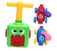 Mikinona Voiture à Inertie pour Garçon et Filles, Voiture à Ballon Éducative en Plastique Vert, D’éveil sans Pile pour Bébés et Tout-Petits, Développement Coordination Couleur Aléatoire