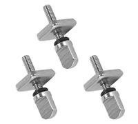 Mikiuly Vis De Surf, Vis De Planche De Surf,Vis De Longboard De Planche De Surf Acier Inoxydable M4 Vis De Dérive De Vis D'aileron pour Planche De Surf pour Sup Et Paddle Board, 3 Pcs