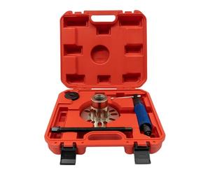 MIKIYUEER Extracteur de moyeu de Roue hydraulique 10T, Entraînement hydraulique,pour Arbres de Transmission, Moyeu de Roue à 4 ou 5 Trous, 96-125 mm, actionnement de Broche avec cliquet