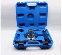 MIKIYUEER Extracteur de moyeu de roue hydraulique 10T pour arbres de transmission - Moyeu de roue à 4 ou 5 trous, 96-125 mm - Entraînement hydraulique, actionnement de broche avec cliquet (bleu)