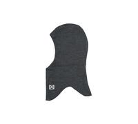 Mikk-line Bonnet cagoule pour enfants | Balaclava pour enfants - 100% mulesingfrei | Bonnet en laine isolant | Haute respirabilité | Cagoule pour filles et garçons, Gris foncé mélangé, 6-7 ans