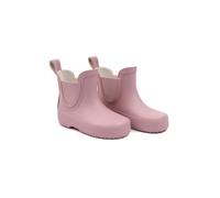 Mikk-line Bottes courtes en caoutchouc pour enfant | Bottes en caoutchouc pieds nus pour enfants | Bottes de pluie à enfiler résistantes aux intempéries | Chaussures d'extérieur imperméables à la