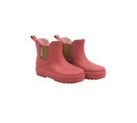 Mikk-line Bottes courtes en caoutchouc pour enfants | Bottes en caoutchouc pieds nus pour enfants | Bottes de pluie à enfiler résistantes aux intempéries | Chaussures d'extérieur imperméables à