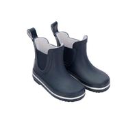 Mikk-line Bottes en caoutchouc courtes pour enfants | Bottes de pluie imperméables | Bottes Chelsea unisexe Bleu Nuit taille 27 EU