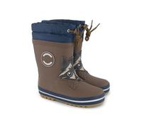 Mikk-line Bottes en caoutchouc doublées chaudes pour enfants | Bottes de pluie imperméables pour garçons et filles | Bottes en caoutchouc thermiques coupe-vent | Chaussures de pluie avec détails