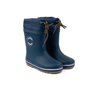 Mikk-line Bottes en caoutchouc doublées chaudes pour enfants | Bottes de pluie imperméables pour garçons et filles | Bottes en caoutchouc thermiques coupe-vent | Chaussures de pluie avec détails
