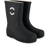 Mikk-line Bottes en caoutchouc enfants 25 | De Pluie Noires Enfant | légères | imperméables | Chaussures et pour
