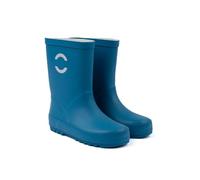 Mikk-line Bottes en caoutchouc pour enfant | Bottes de pluie avec détails réfléchissants - Bottes imperméables pour enfants, légères et antidérapantes | Bottes confortables toutes saisons, bleu, 37 EU