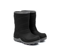 Mikk-line Bottes thermiques | Bottes d'hiver thermiques | Doublées | Imperméables | Chaudes et isolantes | Coupe-vent | Bottes thermiques en caoutchouc naturel | Ultra chaudes | Bottes de neige, Noir