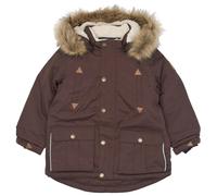 Mikk-Line - Boy's Twill Nylon Parca - Parka - 140 - coffee bean