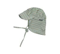 Mikk-line Chapeau de soleil pour bébé avec protection de la nuque - Chapeau d'été léger avec cordons de serrage - Bonnet respirant avec visière en matériau extensible