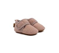 Mikk-line Chaussons de bébé et chaussons en laine - Chaussons souples pour bébé avec semelle en cuir antidérapante - Chaussures d'apprentissage chaudes pour garçons et filles - 100 % laine, idéales