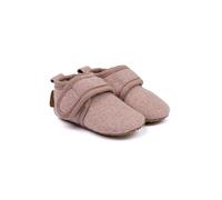 Mikk-line Chaussons d'éveil pour bébé | Chaussures souples avec semelle en daim synthétique antidérapante | Chaussons chauds en feutre pour garçons et filles | Parfait pour 0 à 48 mois, rose, 6-12
