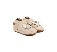 Mikk-line Chaussures de bébé pour ramper - Chaussures en cuir souple avec semelle en daim antidérapante - Pantoufles imprimées avec motif animal et doublure en lin pour garçon et fille - Parfait pour