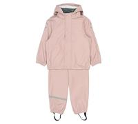 Mikk-line Ensemble de pluie deux pièces en polyuréthane avec bretelles, certifié Oeko-Tex Standard 100, 100 % polyuréthane recyclé, pour garçons et filles, pantalon de pluie et veste de pluie, détails