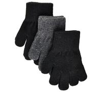 Mikk-Line - Kid's Magic Gloves 3 Pack - Gants - 4-7 Years - black / antrazite / black