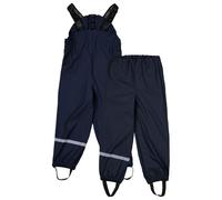 Mikk-Line - Kid's PU Rain Pant with Suspenders 104 - Pantalon imperméable - 116 - blue nights