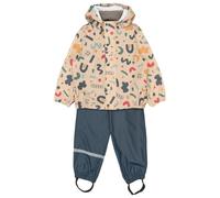 Mikk-Line - Kid's PU Rain Set AOP - Combinaison - 98 - retro aop