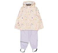 Mikk-Line - Kid's PU Rain Set AOP with Suspenders 104 - Combinaison - 80 - butterfly aop