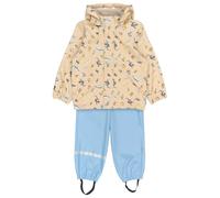 Mikk-Line - Kid's PU Rain Set Magic Rec. w. Suspension 104 - 74 - faded denim