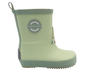 Mikk-Line - Kid's Wellies 3D Patch Barefoot - Bottes en caoutchouc - EU 32 - smoke green