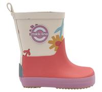 Mikk-Line - Kid's Wellies AOP Barefoot - Bottes en caoutchouc - EU 35 - retro flower aop