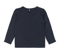 Mikk-Line - Kid's Wool/Bamboo L/S Top - Haut en mérinos - 80 - blue nights