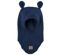 Mikk-Line - Kid's Wool Fullface with Ears - Bonnet - 74/80 - 44-48 cm - blue nights