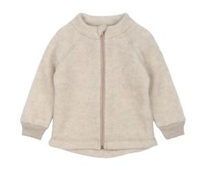 Mikk-Line - Kid's Wool Jacket - Veste en laine - 80 - melange offwhite