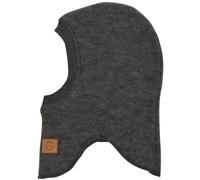 Mikk-line Laine Fullface Anthracite Melange | Oeko-TEX Standard 100 | Bonnet à enfiler pour enfant en laine | Bonnet écharpe pour enfant dans un design unisexe | Caglava, Anthracite, 18-2 Jahre