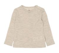 Mikk-Line - Small Kid's Merino Wool L/S Top - Haut manches longues en mérinos - 98 - melange offwhite