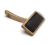 Mikki Brosse Lissante en Bambou Douce pour Pelages Ondulés/Mi-Longs/Longs Convient à l’Usage avec Chats/Chiens Moyenne 1 Unité