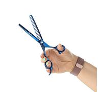 Mikki Doodle, Chien Chiot Chunker Ciseaux de Finition, Lames Semi-convexes tranchantes et durables, Pointes de sécurité émoussées, vis de Tension réglable pour Le contrôle et la précision, 17.8cm