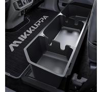 MIKKUPPA Boîte de rangement sous le siège - Compatible avec Ford F150 SuperCrew Cab et cabine double 2015-2023 ; F250 F350 F450 F550 2017-2023 Super Duty - Organiseur amovible sous le siège arrière