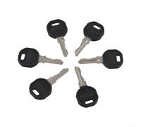 MIKMLYZE Lot de 6 clés d'armoire de rechange, pour EK333/333/1108-1-1 1108-U35, compatibles avec les boîtiers réseau APC et Hoffman, clés métalliques pour porte de rack de serveur