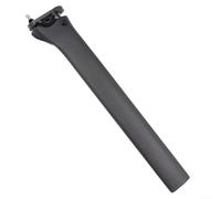 MIKMLYZE Tige de selle en fibre de carbone pour vélo de 340 mm de long T700 haut modulus, design monocoque léger 205 g avec vis en acier pour vélos de route et de montagne, décalage 0° ou 25° (0°)