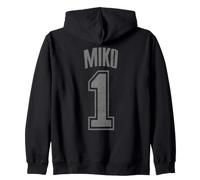 Miko 1 Fan Sport Graphic Homme Femme Sweat à Capuche