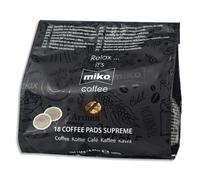 MIKO CAFE Sachet de 18 Dosettes souples de café 7g Pads Suprême expresso extra 100% Arabica