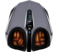 Miko Machine de massage des pieds avec pétrissage profond, compression, Shiatsu et chaleur pour la fasciite plantaire, la neuropathie, convient jusqu'à la taille 47 pour les hommes.