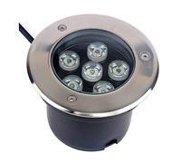 MIKOTR Spot LED Encastrable Exterieur Spot LED Escalier AC85-265V IP67 Étanche Lumières Enterrées Spot de Sol Extérieur(Bleu,12W)