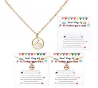 Mikovivi 3 Pièces Collier Graine de Moutarde, Foi Chrétienne Bijoux Cadeaux Pendentif Déplacer des Montagnes Acier Inoxydable Collier Inspirant Premier Jour de Maternelle Cadeau